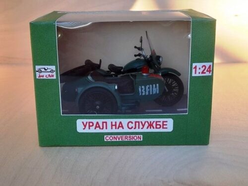 Külgkorviga mootorratas Ural. VAI  1/24