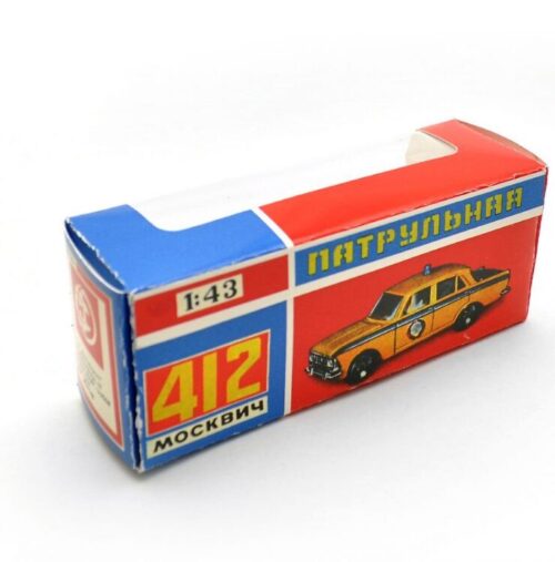Moskvich 412 A8 PATROL CAR Karp. Repro