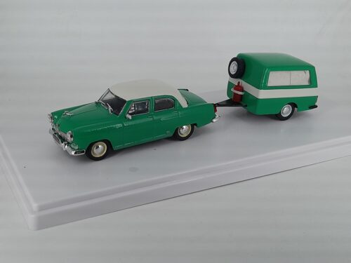 GAZ 21 + Haagiselamu , 1/43 R