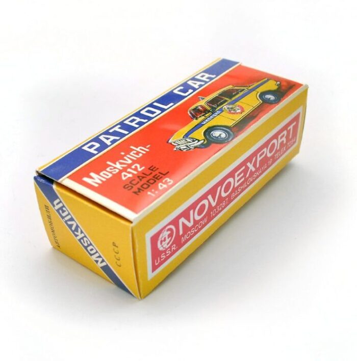 Moskvich A8 PATROL CAR Novoexport Box. Repro - Image 2