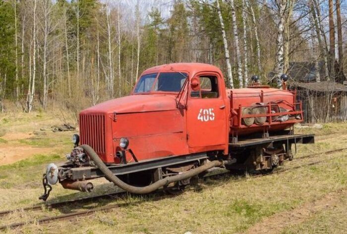 Пожарная дрезина на базе PMD ГАЗ 51 1/43 — изображение 5
