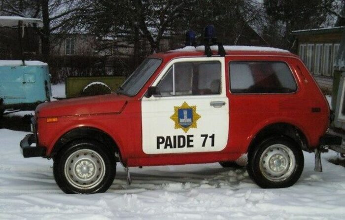 Fire truck Niva Vaz LADA 2121 Paide Estonia 1/43 - Image 5