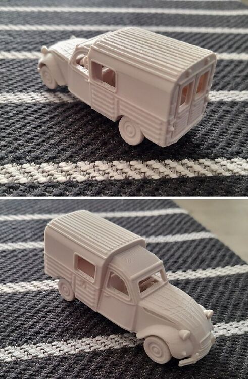 Citroen 2CV AZU Furgoon KIT CARD 1/43